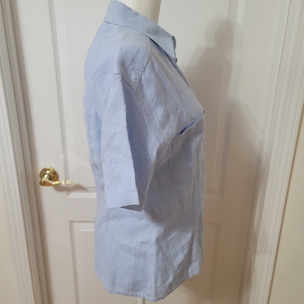 Rodd & Gunn Vintage 100% Linen Short Sleeve Size 10 Small to Medium - Picture 5 of 7